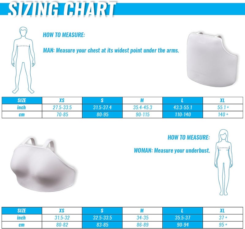 FEFOSAEP Fencing Chest Protector - Double Soft-Layer Chest Guard for Women - FIE Certificate Plastic Breast Protector - Fencing Gear for Foil Epee Sabre - Image 5